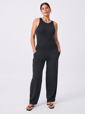 Bliss Wide Leg Pant - Black