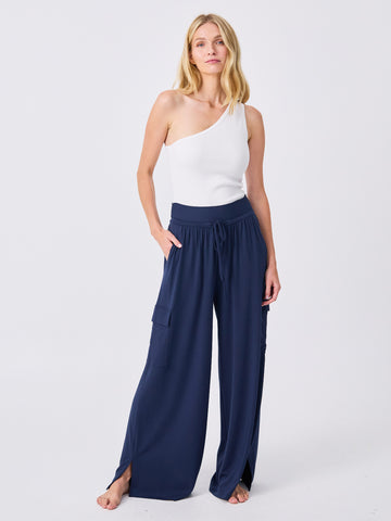 Modal Freedom Cargo Pant - Navy