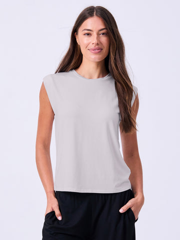 Modal Cap Sleeve Tee - Paloma